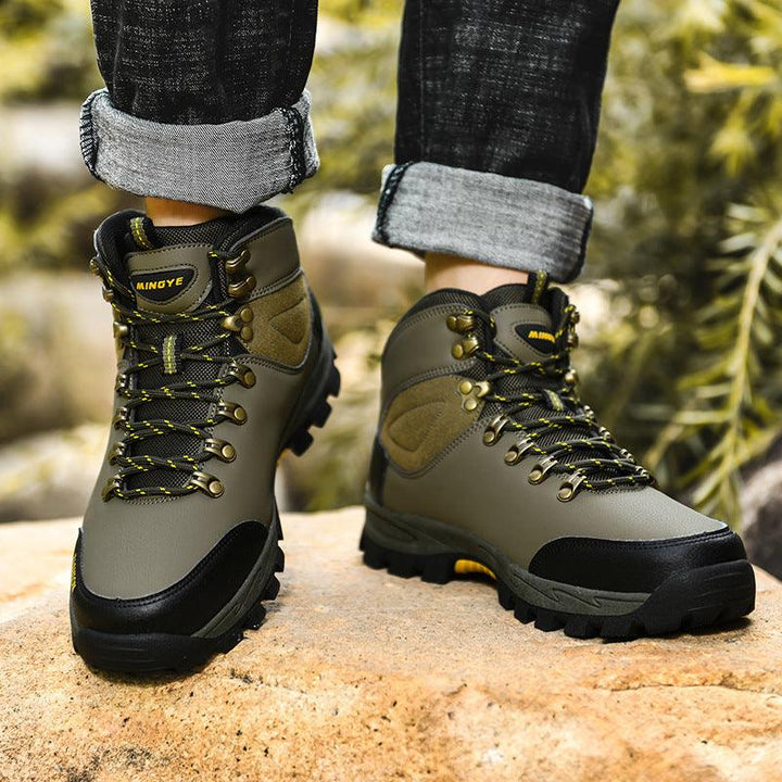 Hiking Shoes Men's Outdoor Sports Shoes Warm Winter Climbing - MRSLM