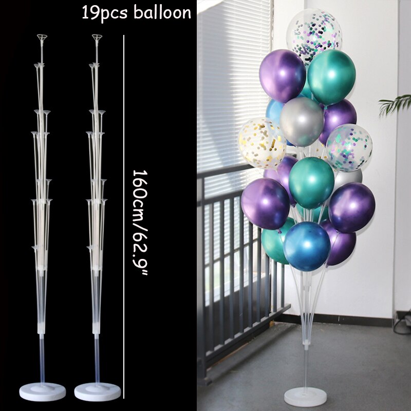 Simple Balloon Garland and Table for Wedding Party