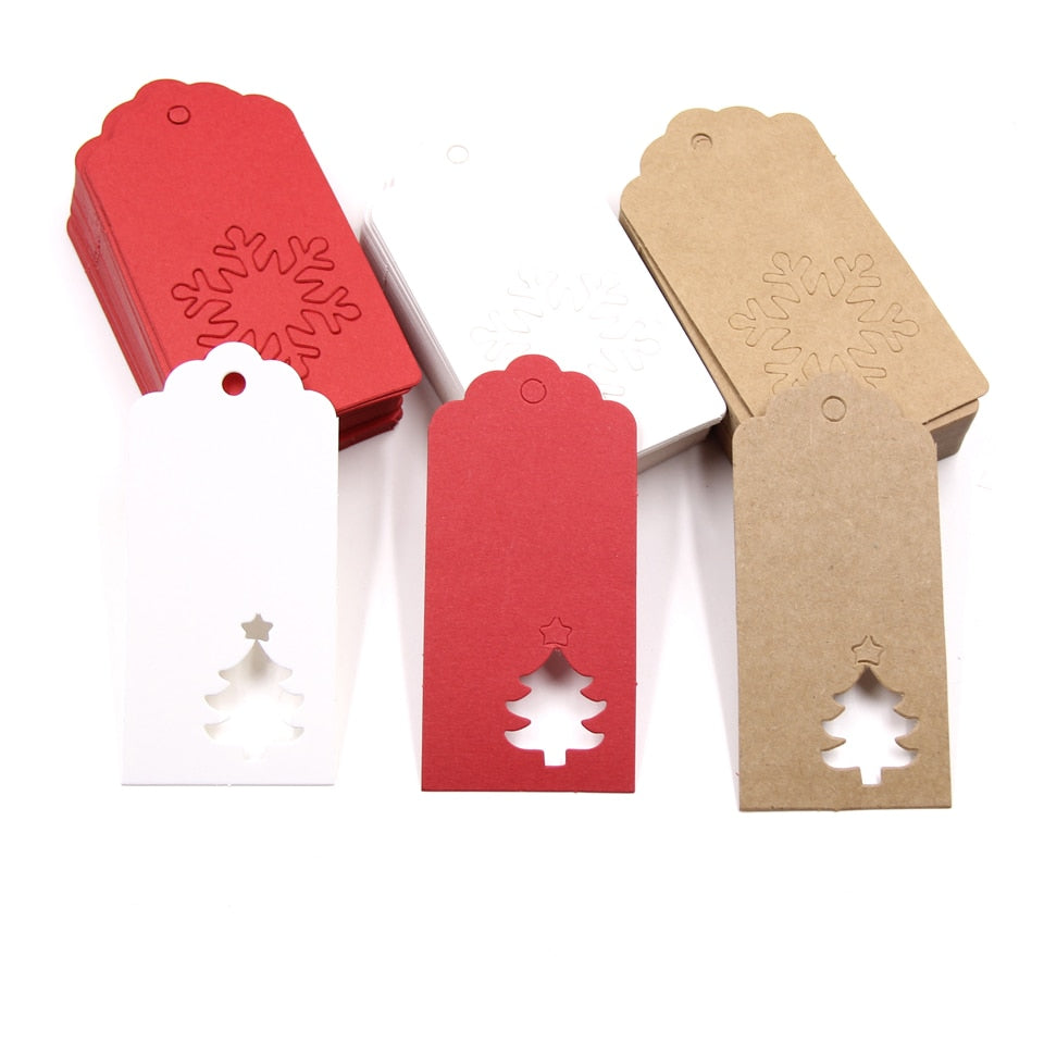 Set of 50 Kraft Paper Tags