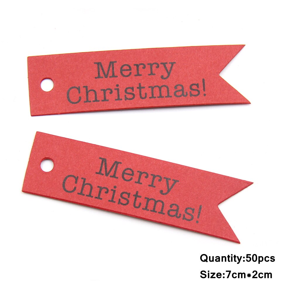 Set of 50 Kraft Paper Tags