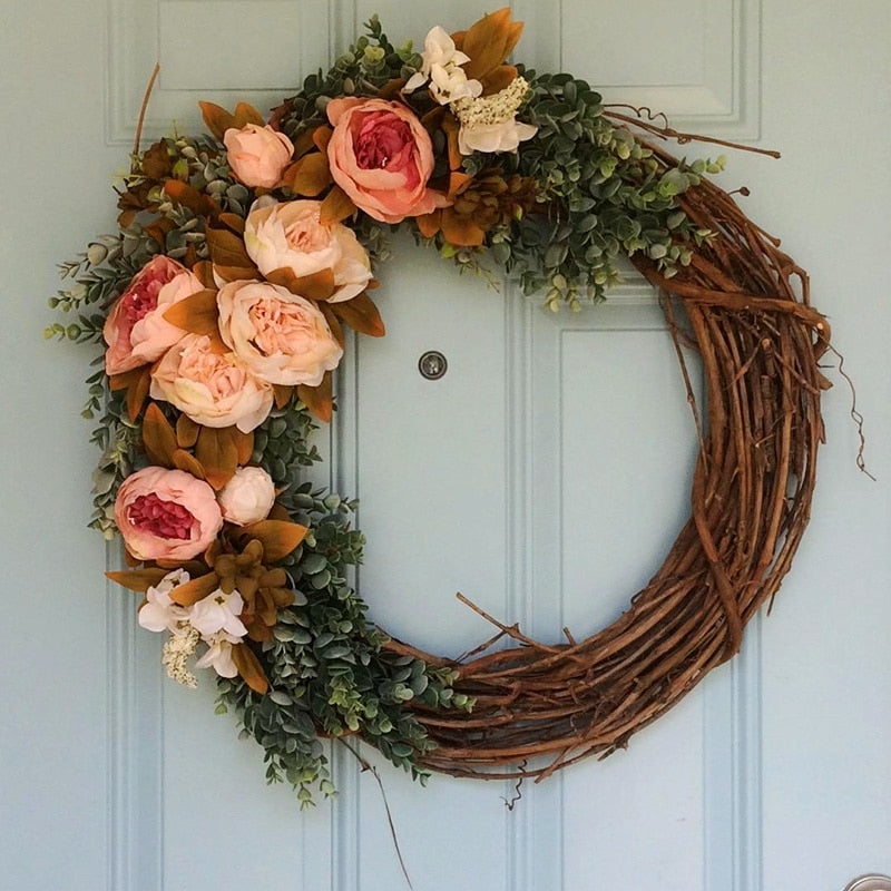 Natural Rattan Wreath for Wedding Decor