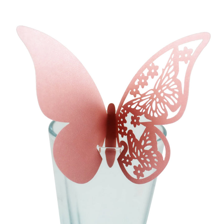 Butterfly Shaped Glass Tags