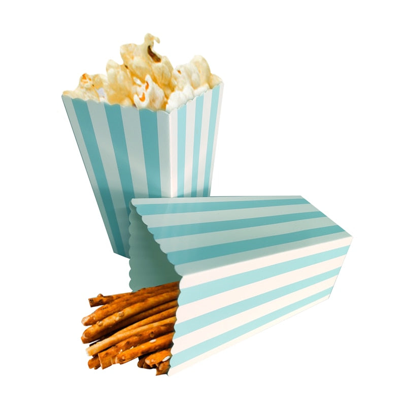 Colorful Paper Popcorn Boxes