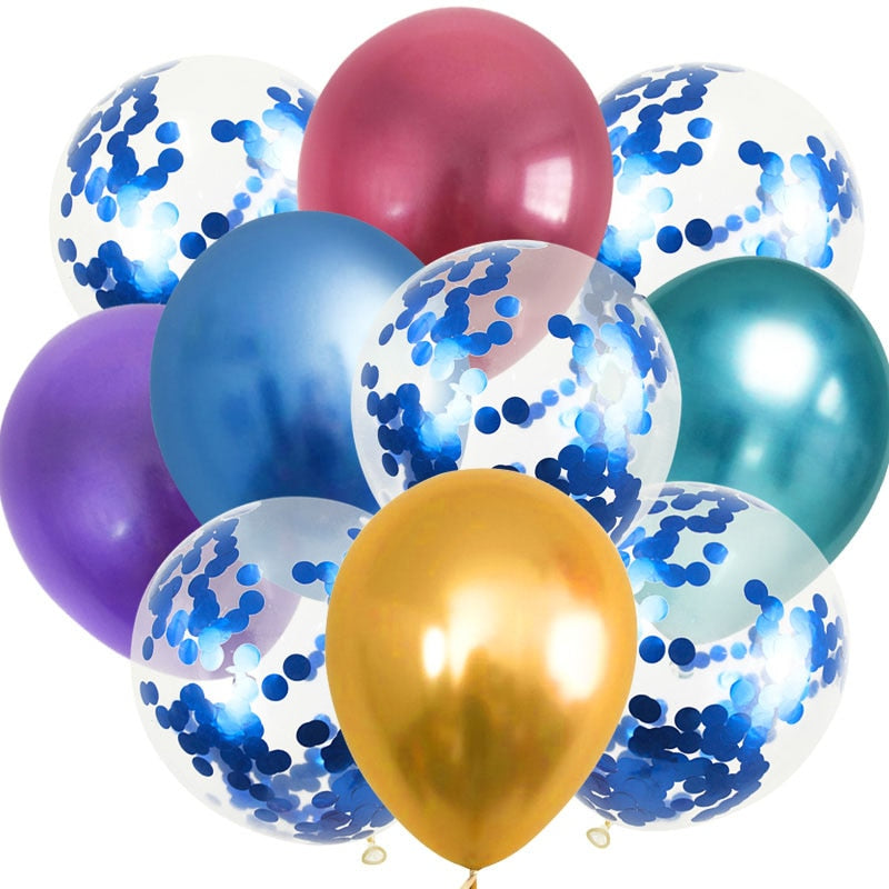 Metallic Balloons for Party 10 Pcs Set