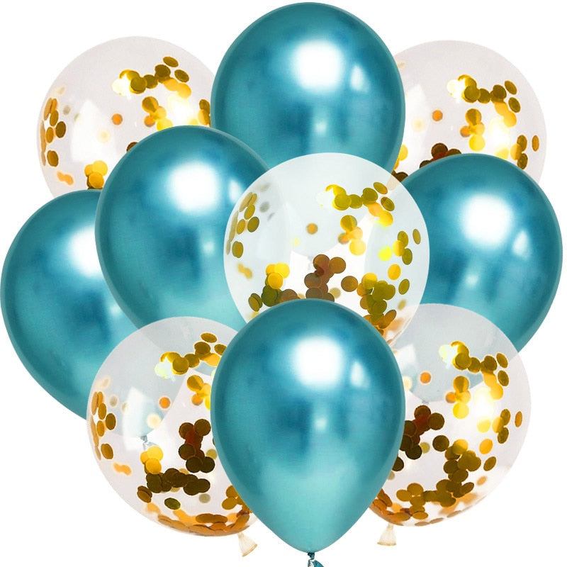 Metallic Balloons for Party 10 Pcs Set