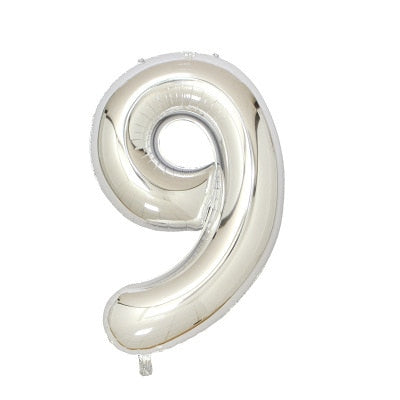 Number Shaped Foil Balloons for Birthday Party