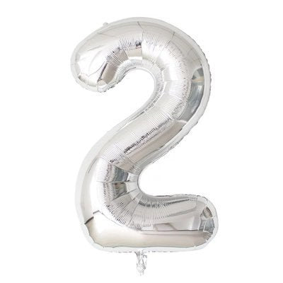 Number Shaped Foil Balloons for Birthday Party