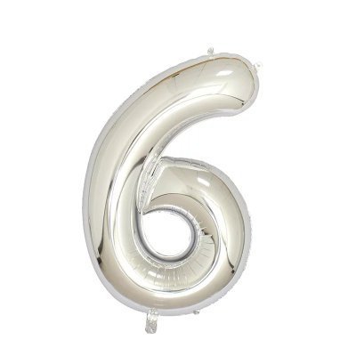Number Shaped Foil Balloons for Birthday Party