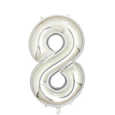 Number Shaped Foil Balloons for Birthday Party