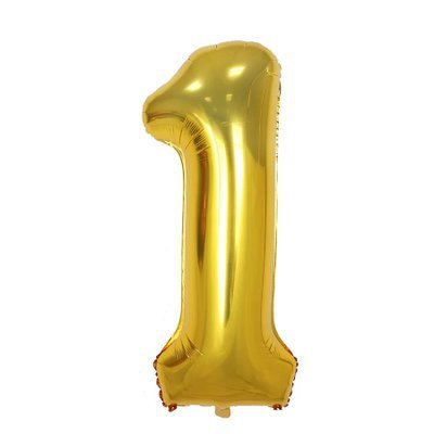 Number Shaped Foil Balloons for Birthday Party