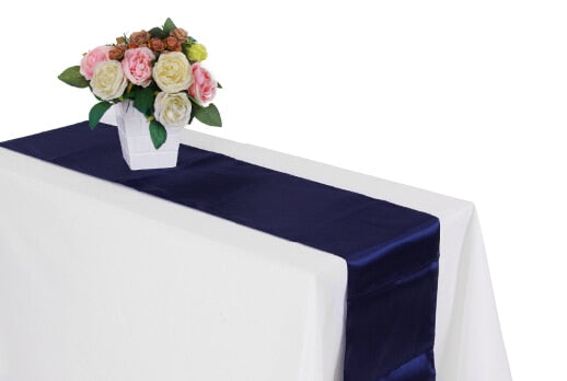 Satin Table Runners for Party Decoration