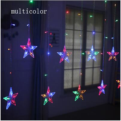 LED String with Star Shaped Pendants