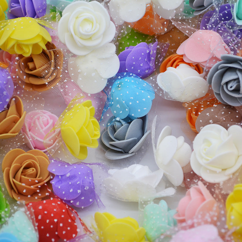 Colorful DIY Handmade Artificial Flowers for Decoration