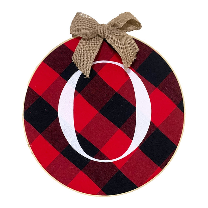 Christmas Joy Plaid Wreaths Set