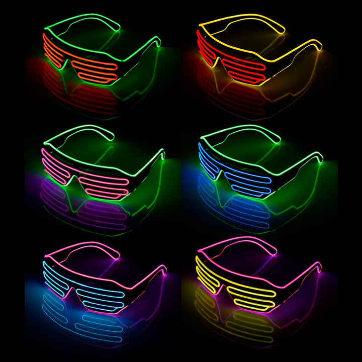 Modern Luminous Colorful DJ Glasses