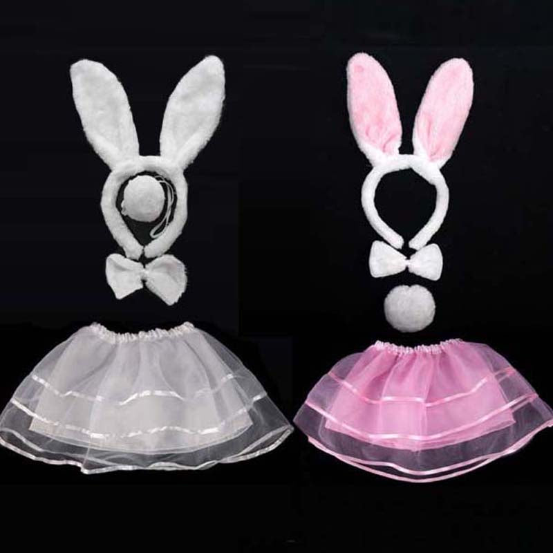 Girl's Cute Rabbit Costume Set