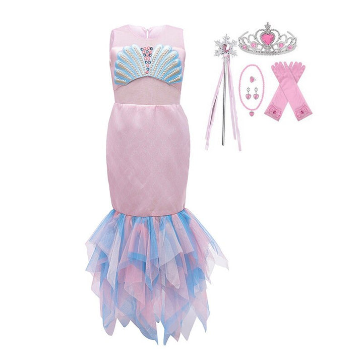 Girls Princess Mermaid Costume