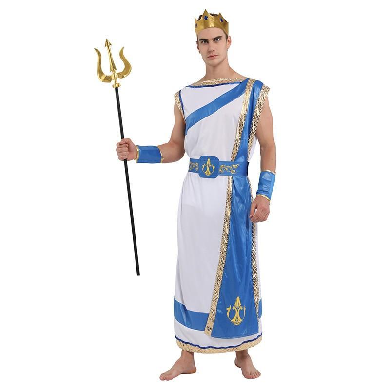 Men's Poseidon Dress Costume Set