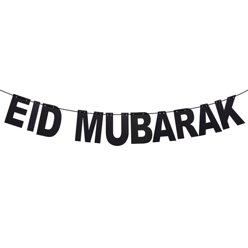 Eid Mubarak Decorative Banner / Balloons Set