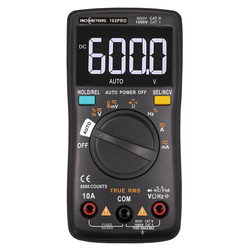 Auto Ranging Portable Digital Multimeter with LCD Display