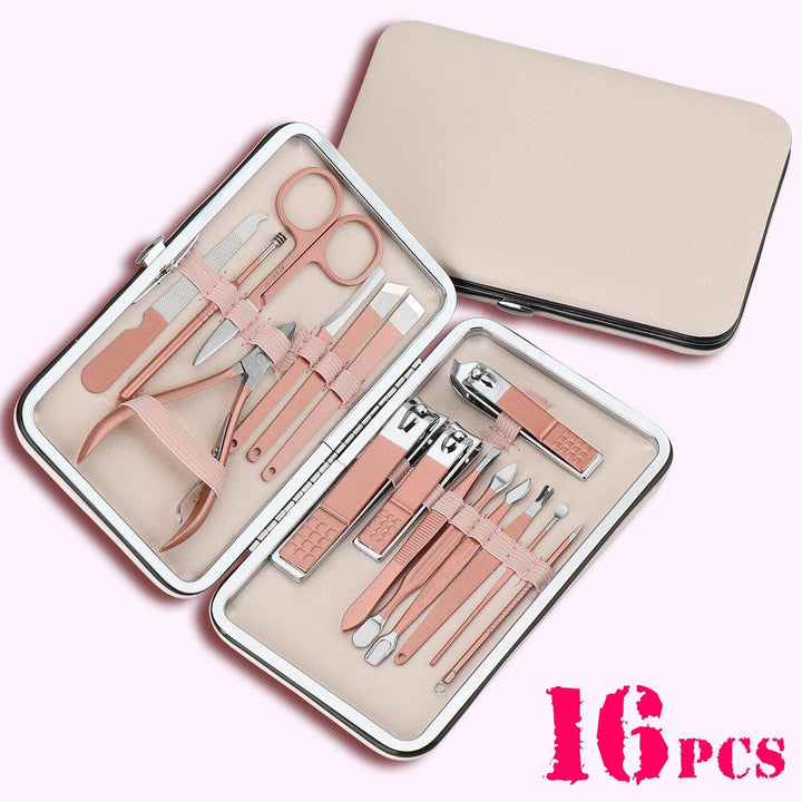 7Pcs / 10Pcs / 12Pcs / 16Pcs / 18Pcs Beauty Nail Clipper Nail Clipper Nail Clipper Set - MRSLM