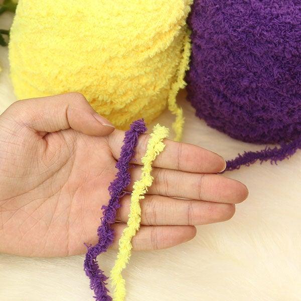 100g 26 Colors Thickened Three-ply Soft Coral Fleece Knitting Wool Yarn Scarf Hat Sweater Yarn Ball - MRSLM