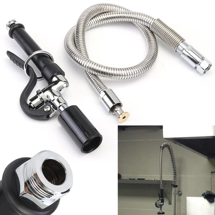 Kitchen Pre-Rinse Faucet Tap Spray Head Sprayer with Flexible Hose - MRSLM