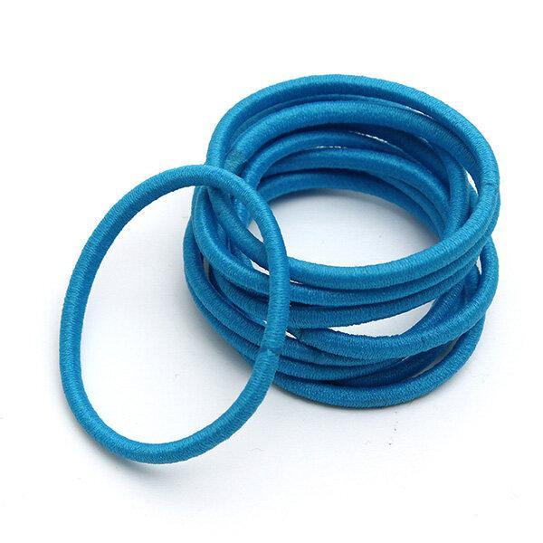 10Pcs Girls Women Candy Color Elastic Hair Bands Rope Ties - MRSLM