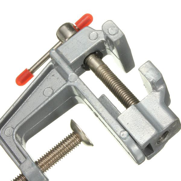 Aluminum Miniature Small Clamp On Table Bench Vise Tool - MRSLM