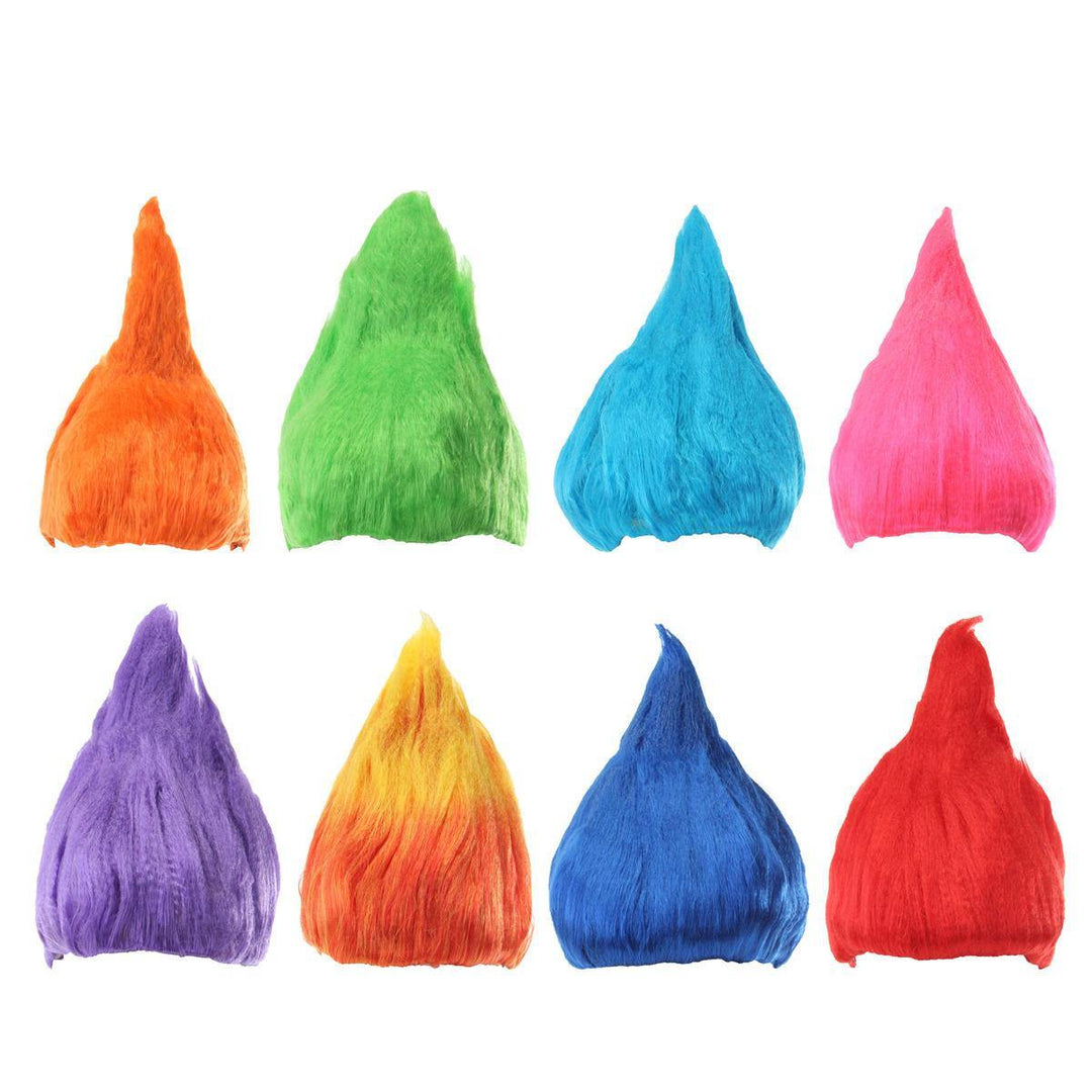 Elf Flames Shaped Hair Wig Halloween Colorful Party Cosplay Masquerade Dressing Wigs - MRSLM