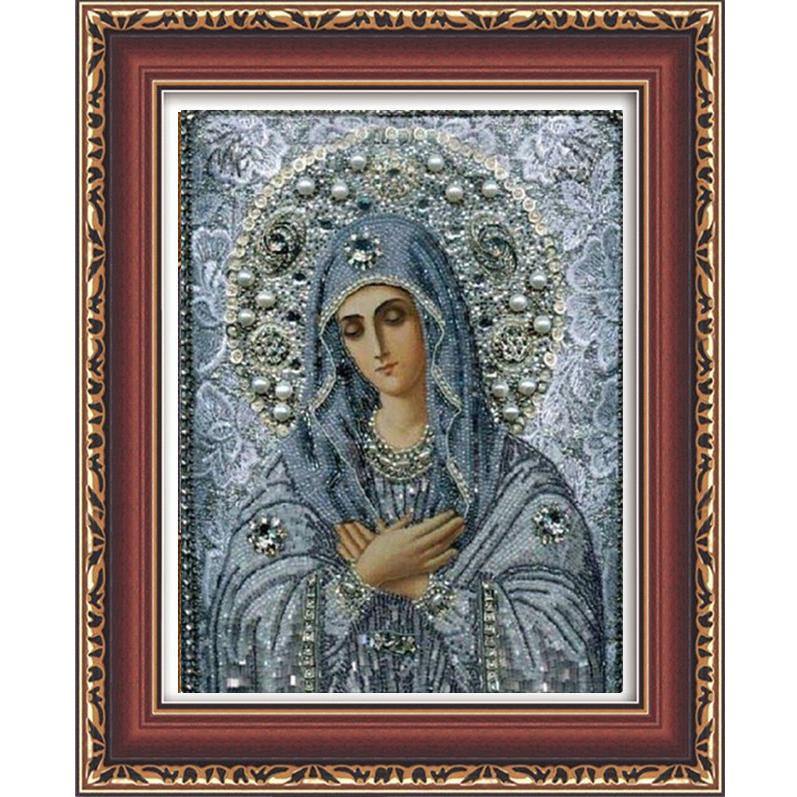 Honana WX-677 5D Round Diamond Painting DIY Cross Stitch Home Decor Diamond Embroidery Religious Gift - MRSLM