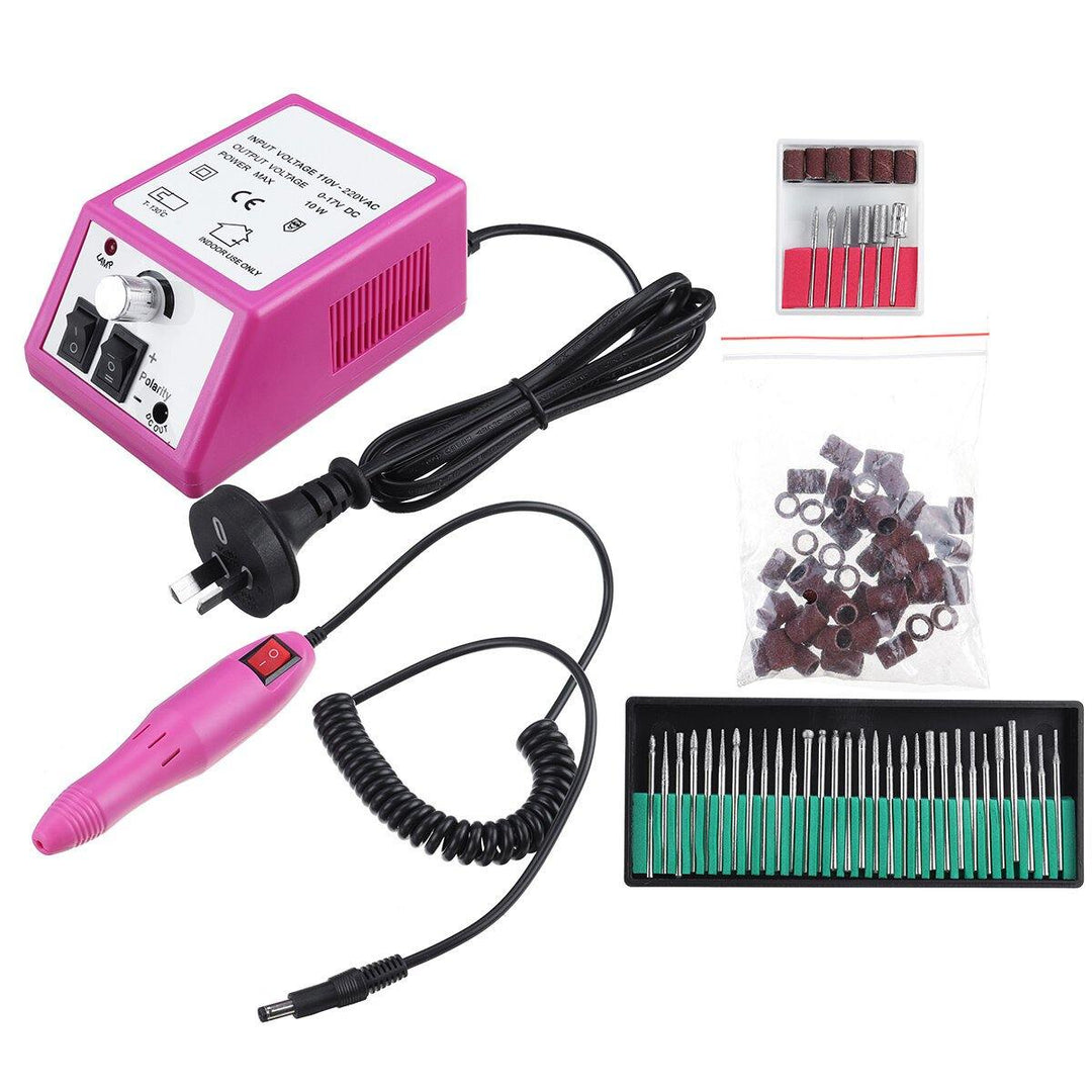 Professional Electric Nail Drill Machine Nail Polisher File Pedicure Manicure Tools Set - MRSLM