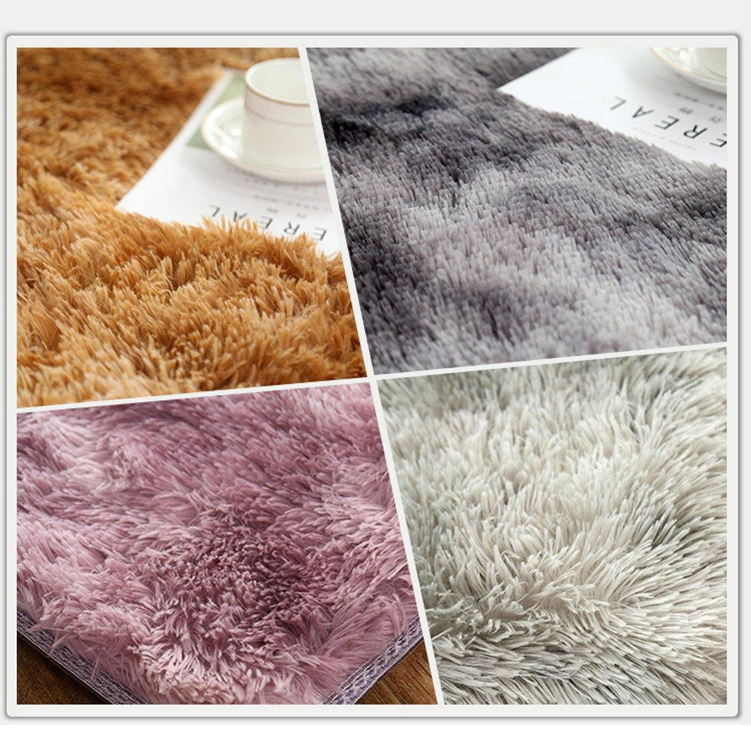 Fluffy Rug Shaggy Floor Mat Soft Faux Fur Home Bedroom Sheepskin Hairy Carpet Blankets - MRSLM