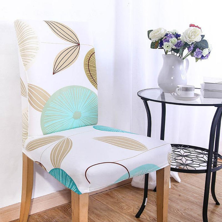 WX-PP3 Elegant Flower Elastic Stretch Chair Seat Cover Dining Room Home Wedding Decor - MRSLM