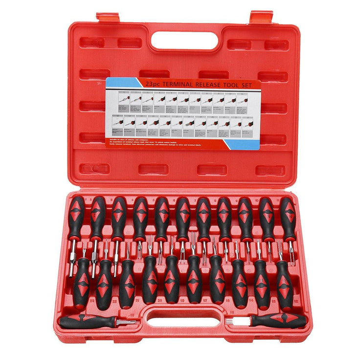 23PCS Universal Terminal Release Tools Set Harness Connector Remover Tool - MRSLM