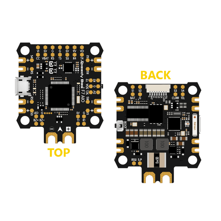 Speedybee F7 AIO 3-6S Bluetooth Flight Controller OSD 32MB Black Box Current Sensor 4UART 35V 470uf Capacitor - MRSLM