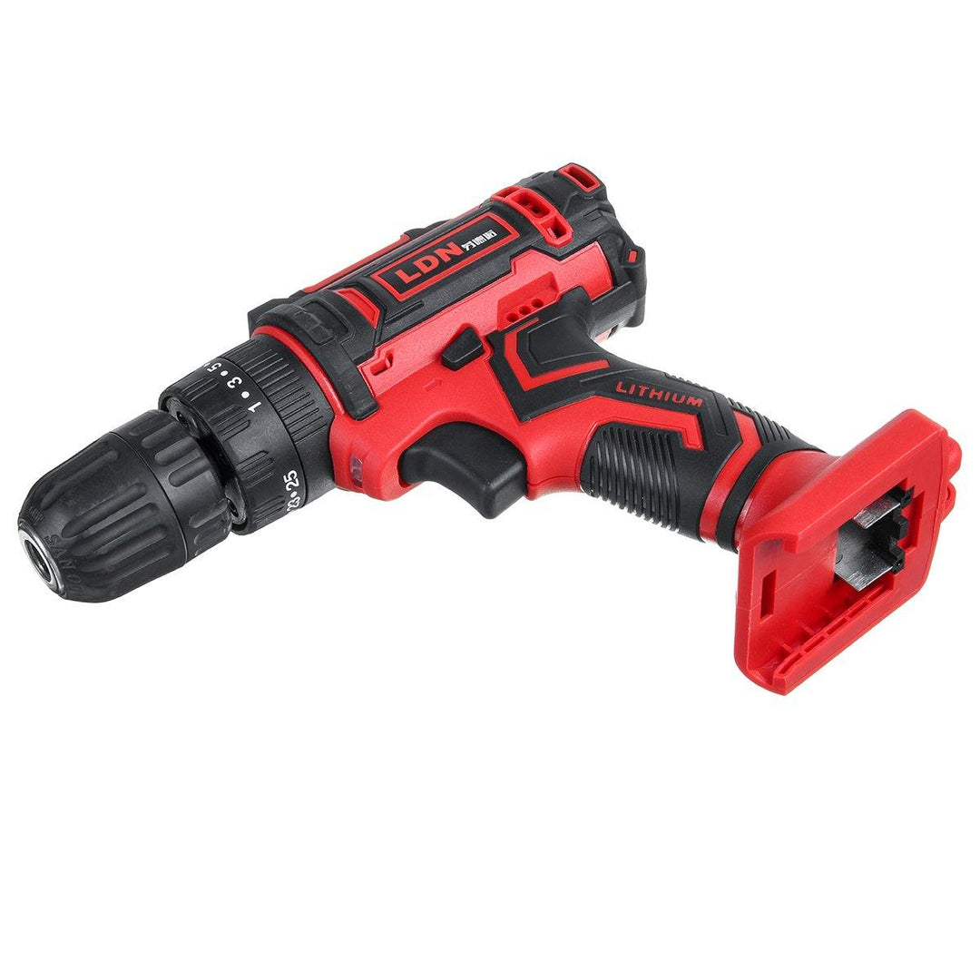 48VF Cordless Electric Impact Drill Rechargeable Drill Screwdriver W/ 1 or 2 Li-ion Battery - MRSLM