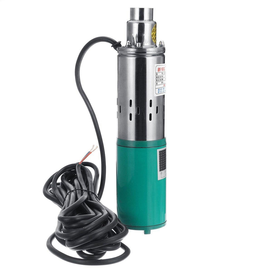 380W 48V/60V Deep Well Pump 1.2m³/h Stainless Steel Submersible Pump Deep for Industrial Home Use - MRSLM