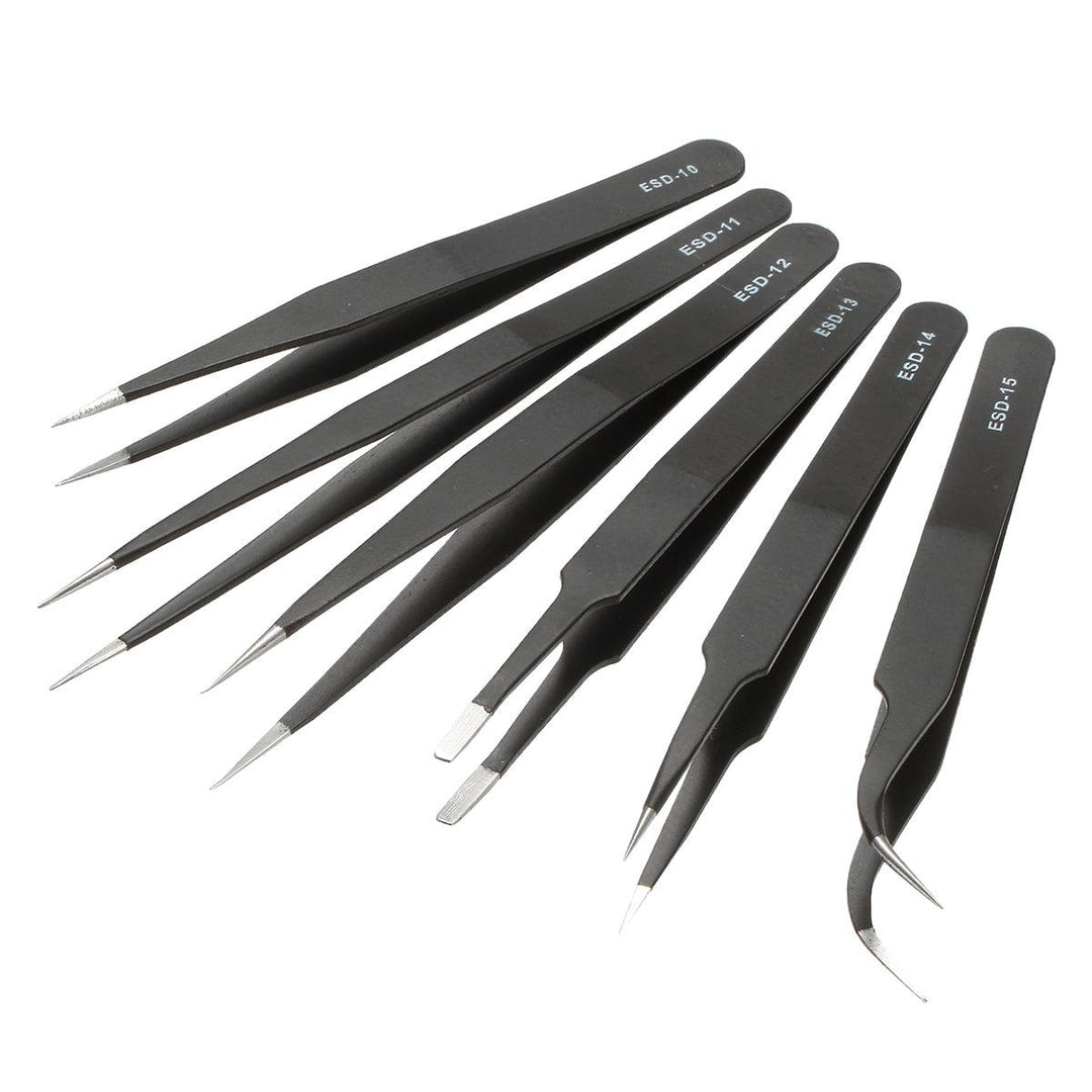 ESD 10-15 Safe Anti-static Tweezer Maintenance Repair Nippers Forceps - MRSLM