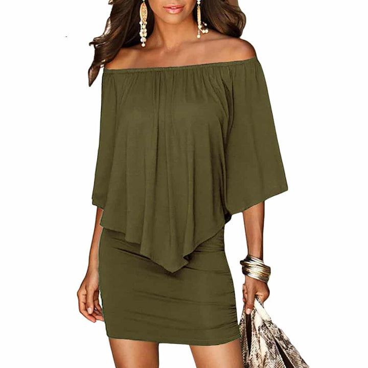 Women's Off Shoulder Mini Dress