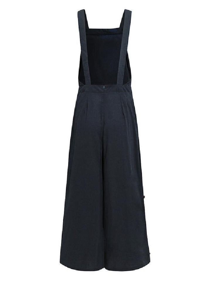 Stylish Women's Jumpsuit with Side Pockets - Perfect for Everyday Wear - MRSLM