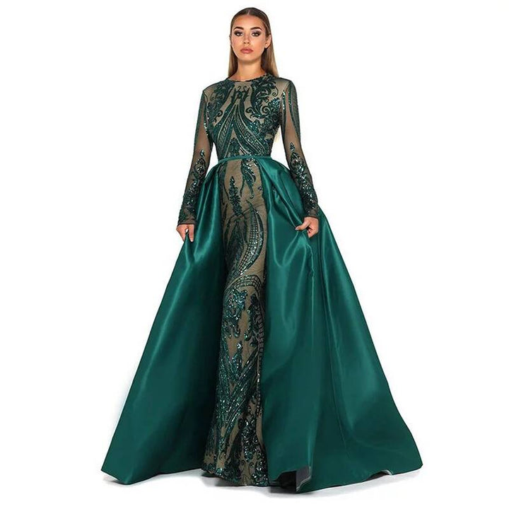 Women's Satin Evening Dress