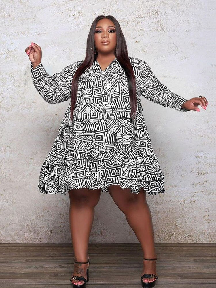 Midi Dress for Plus Size Women