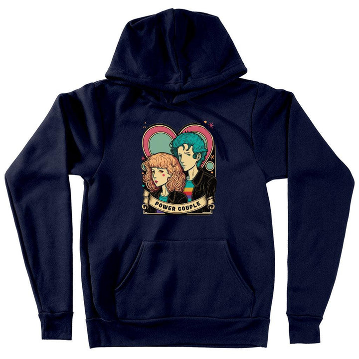 Power Couple Hooded Sweatshirt - Love Hoodie - Art Hoodie - MRSLM