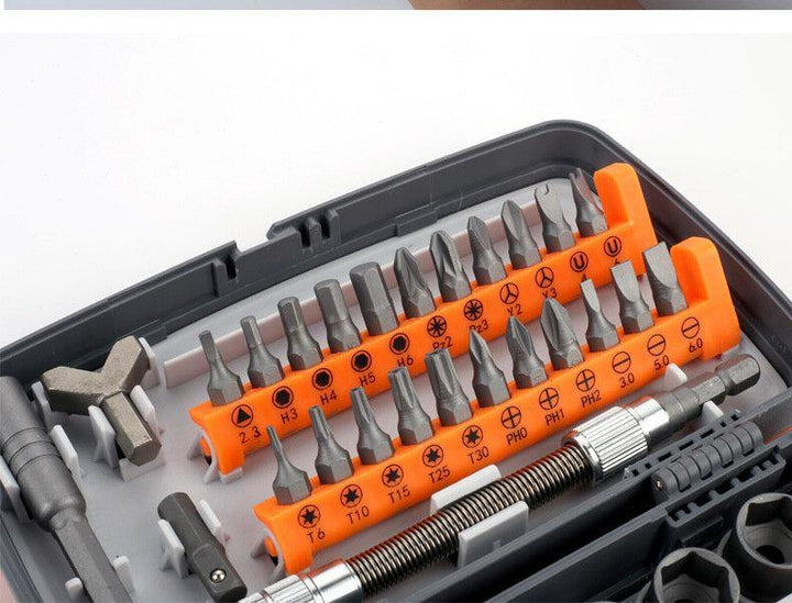 38Pcs Multi-Function Screwdrivers Set Combination Ratchet Phillips Screwdriver Household Repair Screw Driver - MRSLM