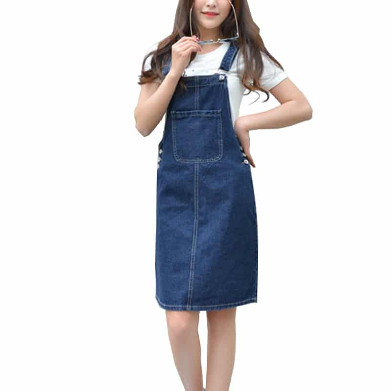 Casual Loose Overalls Dress