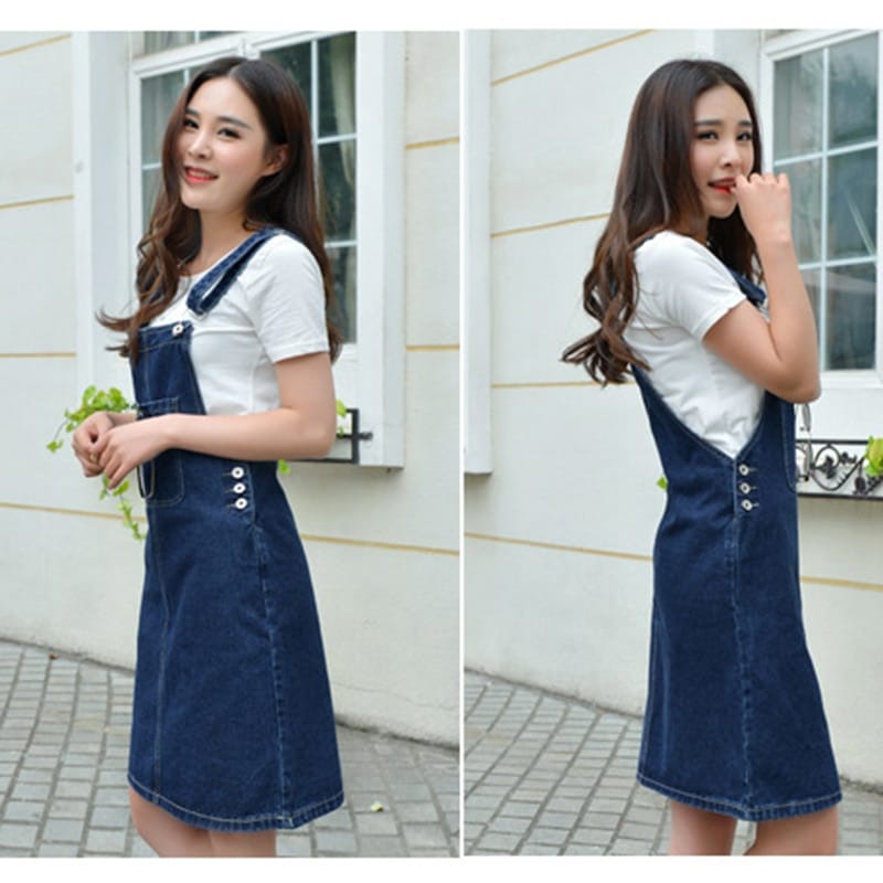 Casual Loose Overalls Dress