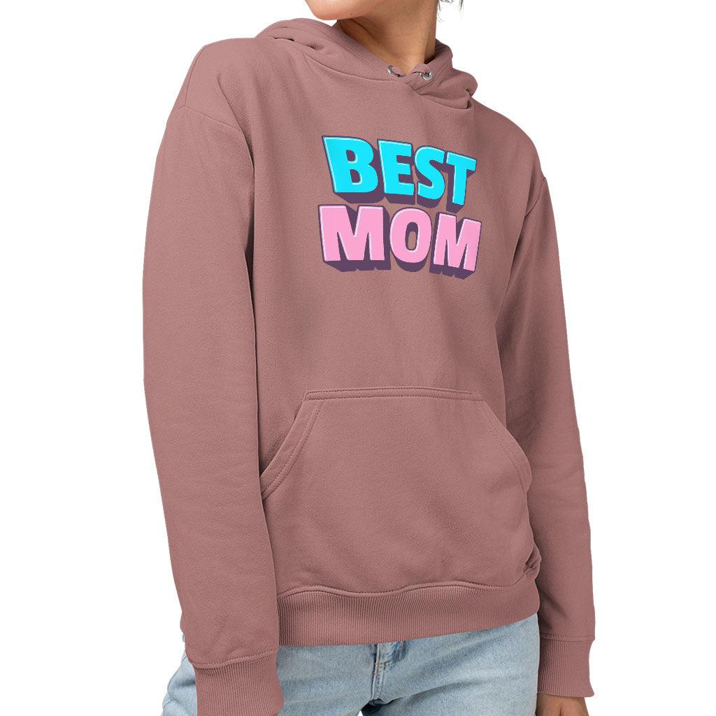 Best Mom Sponge Fleece Hoodie - Cute Hoodie - Gift Hooded Sweatshirt - MRSLM