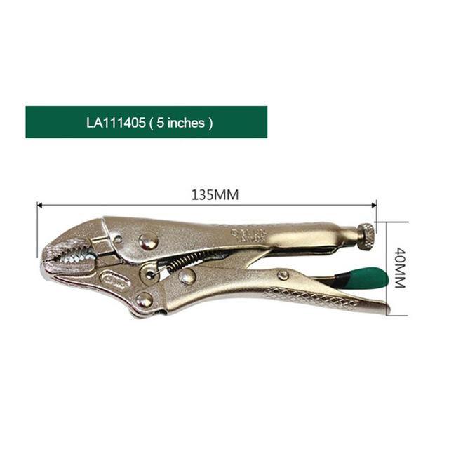 LAOA 5/7/10 Inch Locking Pliers Round Nose Welding Tool Straight Jaw Lock Mole Plier Vice Grips Pliers set - MRSLM