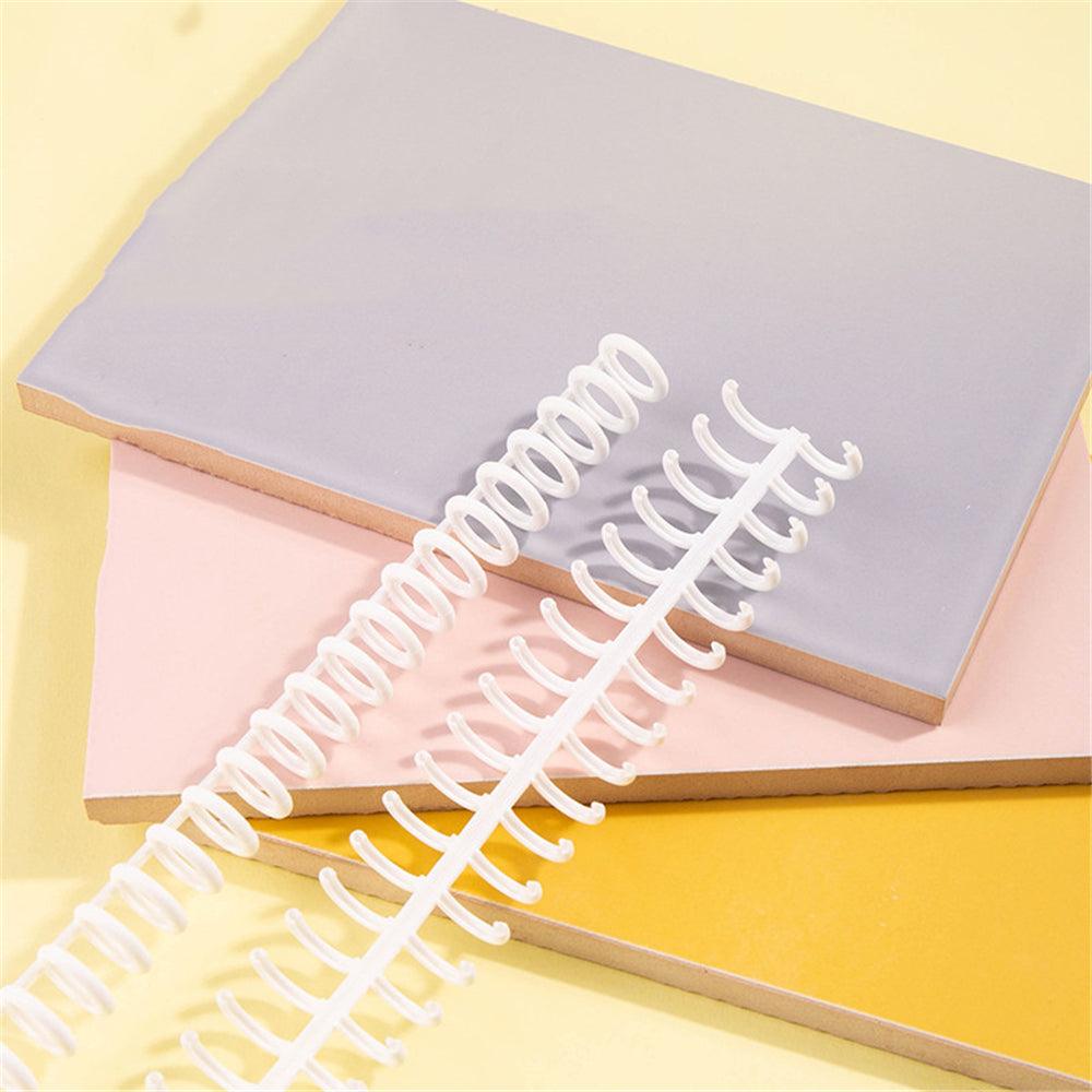 KW-trio 7849 10Pcs Binding Rings Set Four Colors 30 Circles Binding Ring Book Document File Storage Ring For School Office Supplies - MRSLM